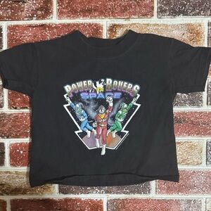Vintage 1999 Little Big Dogs Power Rovers in Space Tshirt 2-3y Rangers parody